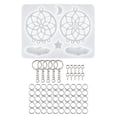 thumbnail image 1 of moldes para llaveros,atrapasueños,moldes de silicona para llaveros,resina epoxi,fundición de pendientes,molde para colgante de joyería,decoración,moldes de resina para joyería,moldes para, 1 of 7