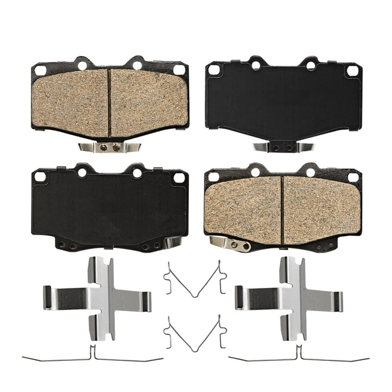 Front Brake Rotors & Ceramic Pads Kit For 89-95 Toyota Pickup 4WD - Complete 4x4 Brake Set 5 thumbnail image