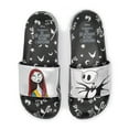 thumbnail image 6 of Nightmare Before Christmas Women's Metallic Slide Sandals, 6 of 7