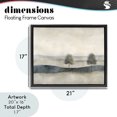 thumbnail image 4 of Stupell Industries Contemporary Muted Horizon with Trees Black Floating Frame Canvas Art, 21 x 17, by Riley B, 4 of 8