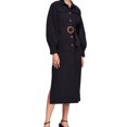 thumbnail image 1 of Vestido camisero Free People Audrey para mujer negro XS, 1 of 1