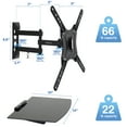 thumbnail image 2 of Mount-It! Full-Motion TV Wall Mount, 23 to 55 inch TV's, Capacity 66 lbs., Includes HDMI Cable and Accessories, 2 of 7