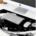 thumbnail image 5 of Gaming Mouse Pad Japanese Black and White Sea Wave Large XXL Mouse Pad Extended Big Desk Mat 35.4" x 15.7" Keyboard Laptop Computer Mousepad for Home Office Gaming Work, 5 of 6