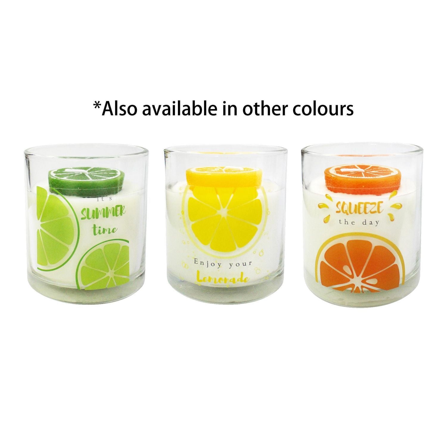 7oz Lime Scented Lime in Glass Candle
