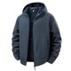 thumbnail image 2 of Ceisia Men's Outdoor Sports Pants Hooded Long Sleeve Winter Loose Fit with Zipper Gift with Pockets, 2 of 6