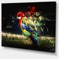 thumbnail image 2 of Colorful Parrot on Branch - Animal Canvas Wall Art, 2 of 3