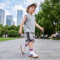 thumbnail image 7 of Toddler Barefoot Shoes, Wide Toe Box Zero Drop Sneakers for Boys Kids, Hook-and-Loop Non-Slip Walking Shoes White T7, 7 of 7