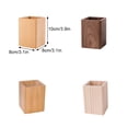 thumbnail image 3 of Methold Wooden Holder, Organizer, Square Pen Cup Walnut Wood, Black Decoration, Holder, Desk for up Brushes, Desks, Offices Type3 NO3, 3 of 6