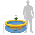 thumbnail image 5 of JLeisure Bee Spray 12010 5 Foot x 16.5 Inch Inflatable Above Ground Kids Swimming Pool, 5 of 6