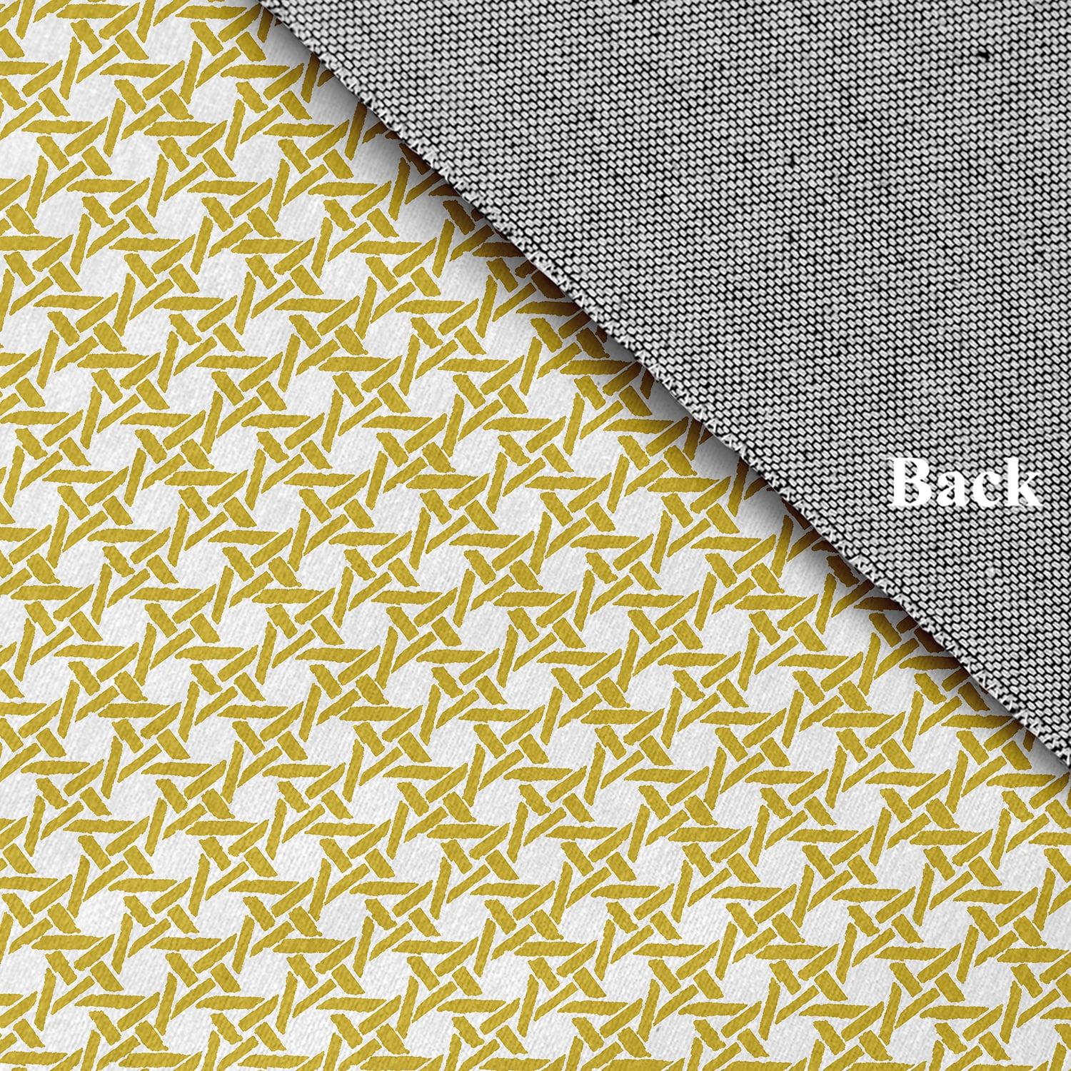 Simply Daisy 4' x 6' Mustard Rattan Geometric Rug