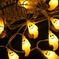thumbnail image 2 of Vorkoi Halloween Ghost Lights, Outdoor 3D Ghost Lights Waterproof Battery Powered Halloween String Lights for Patio Yard Garden Balcony Railing Halloween Decorations, 2 of 6