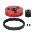 thumbnail image 1 of Courroie en Caoutchouc Combinaison de Vitesses Modifiée pour Modèle de Voiture RC Axial SCX10 Rouge, 1 of 8