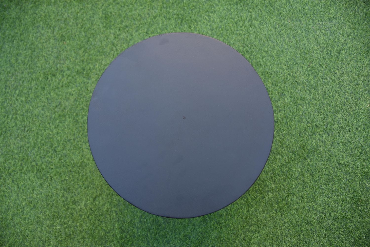 Modeno Glass-Fiber Reinforced Concrete Propane Tank Cover – Multi-Functional Outdoor Side Table, Plant Stand, or Stool- Black