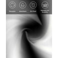 thumbnail image 6 of Cloth Napkins Minimalist Gradient Black Grey White Washable Soft Kitchen Dinner Napkin Set of 8,Modern Abstract Ombre Art Reusable Cocktail Napkins for Wedding Holiday Party Event,20x20In, 6 of 7