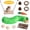 11pcs-Green, variant on WLGJL 11 PCS Hamster Toys Set, Guinea Pig Toys Small Animal Chewing Toy and Rat Cage Accessories, Chinchillas, Gerbils, Rats, Rabbit Rodents Teeth Care, Mouse Toy Swing Seesaw Bridge(Blue)