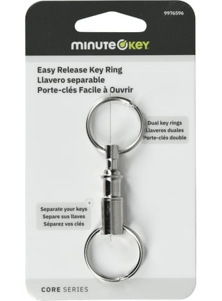 Lucky Line 71701 Quick Release Pull-Apart 3 Way Key ring