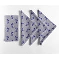 thumbnail image 1 of Vargottam Designer Cotton Canvas Napkins - Set of 12, 20-Inch, Blue Floral Design, Durable & Absorbent Cloth Napkins for Dining, Parties, and Home Decor - Machine Washable, 1 of 7