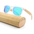 thumbnail image 5 of Wooden Sunglasses under $5! CQCYD Wooden Sunglasses, Vintage Retro Wood Frame Sun Glasses for Men Women, Classic Color Lens UV Protection, Summer Fashion Eyewear, 5 of 9