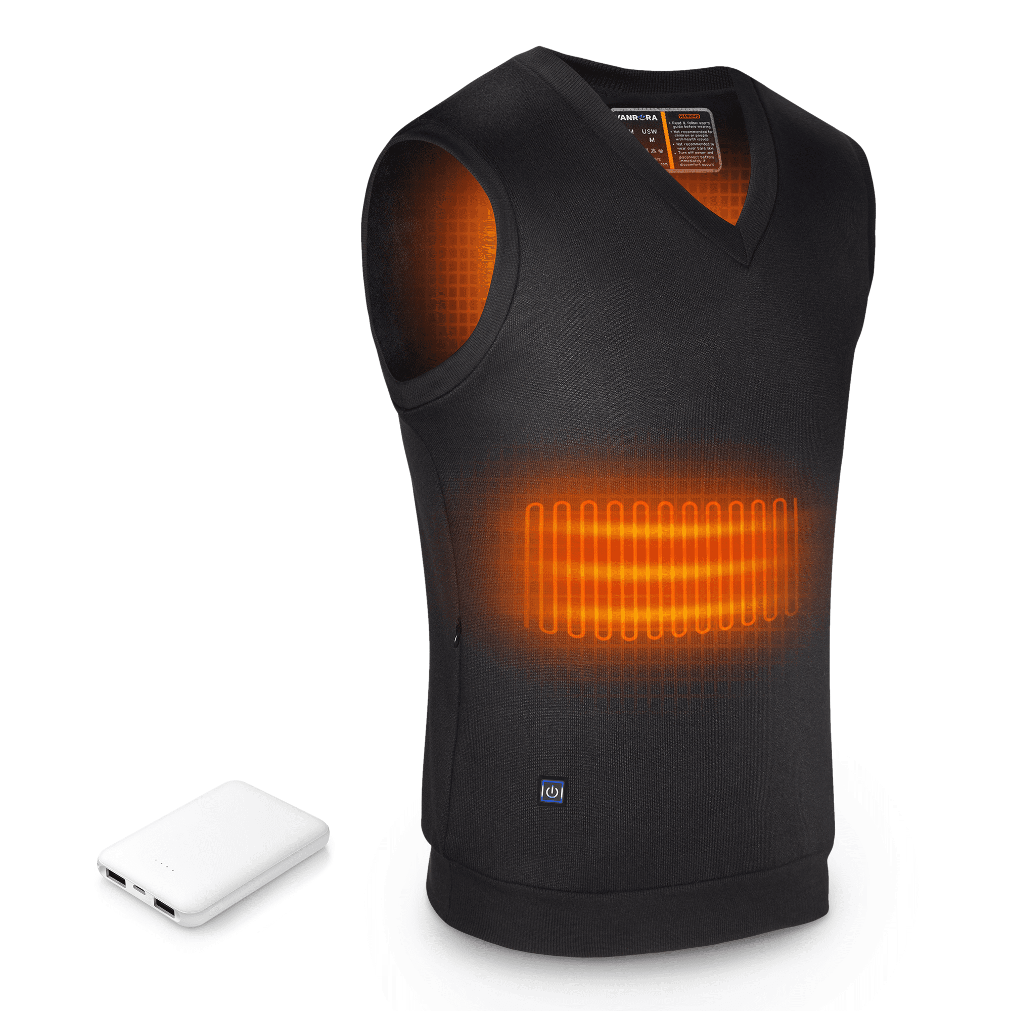 Heated Coats USB Charging Electric Heated Jacket Washable for Men Outdoor Motorcycle Riding No Battery 