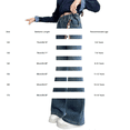 thumbnail image 3 of XXWXYD Girls Flare Jeans Kids Casual Skinny Stretc𝗁 Denim Bell Bottom Pants Streetwear High Waist Wide Leg Bottoms Slim Fit Bootcu𝗍 Fashion Comfortable Vintage, 3 of 9
