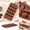Brown, variant on 15-Cavity Maple Leaf Silicone Mold, Delicate Stereoscopic Tray for Small-Batch Candy, Chocolates, and DIY Resin Crafts