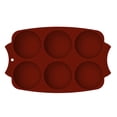 thumbnail image 1 of Inteprter Molde de silicona para rosquillas de 6 rejillas para hornear, molde antiadherente para hacer rosquillas, molde de decoración de cocina hecho a Herramientas y accesorios para hornear Café Inteprter HA004909-01, 1 of 1