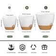 thumbnail image 4 of FIASON 3 Pack White Plant Pots Set, 9/10/12 Inch Self-Watering Planters with Drainage Holes and Saucers, Durable Plastic Flower Pots for Indoor, Outdoor, Kitchen, Window and Garden Decor, 4 of 9