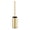 Gold, variant on Stainless Steel Toilet Bowl Brush and Holder .Set Cleaning Tool Holder with Toilet Brush,dense brush, strong decontamination, easy to clean the toilet.