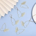 thumbnail image 5 of 24Pcs Rack Plating Alloy Butterfly Charms Open Back Bezel Pendants Butterfly Bezel Pendants Open Bezel Charms Alloy Frame Pendants for Resin Jewelry Making, 5 of 6