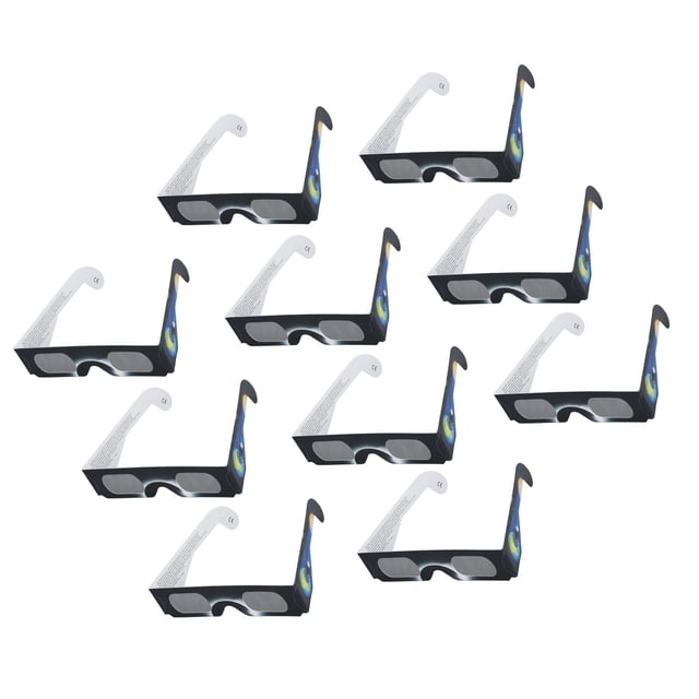 Gafas De Visualización De Eclipse, 10 Gafas De Eclipse Solar, Protección Ocular Segura Y Duradera Para Observación De Manchas Solares