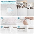 thumbnail image 4 of No Hook Shower Curtain, Rustic Star Farm Shower Curtains for Bathroom with See Through Top Window, American Country Berry Wood Grain Waterproof & Washable Bath Curtain Extra Long 72"x84", 4 of 9