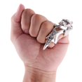 thumbnail image 4 of MERIGLARE 2x Dragon Head Red Stone Eye Finger Rings Gothic Party Band Jewelry, 4 of 9