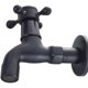 thumbnail image 1 of Grifo de agua fría vintage negro con interfaz monomando G1/2 - Grifo de fregona montado en la pared para lavabo de baño, 1 of 5