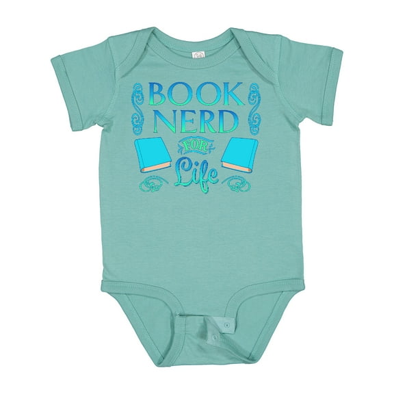 Inktastic Book Nerd for Life Boys or Girls Baby Bodysuit
