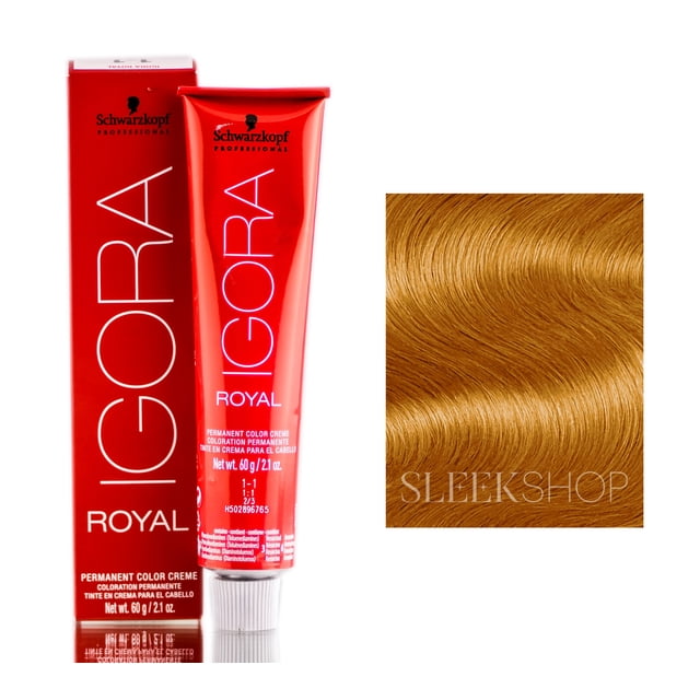 0-55 Gold Concentrate , Schwarzkopf Professional Igora Royal Permanent Hair Color Creme Dye (2.1 oz) Hair - Pack of 2 w/ Sleek Teasing Comb Tinte Cabello Schwarzkopf by Sleekshop belleza