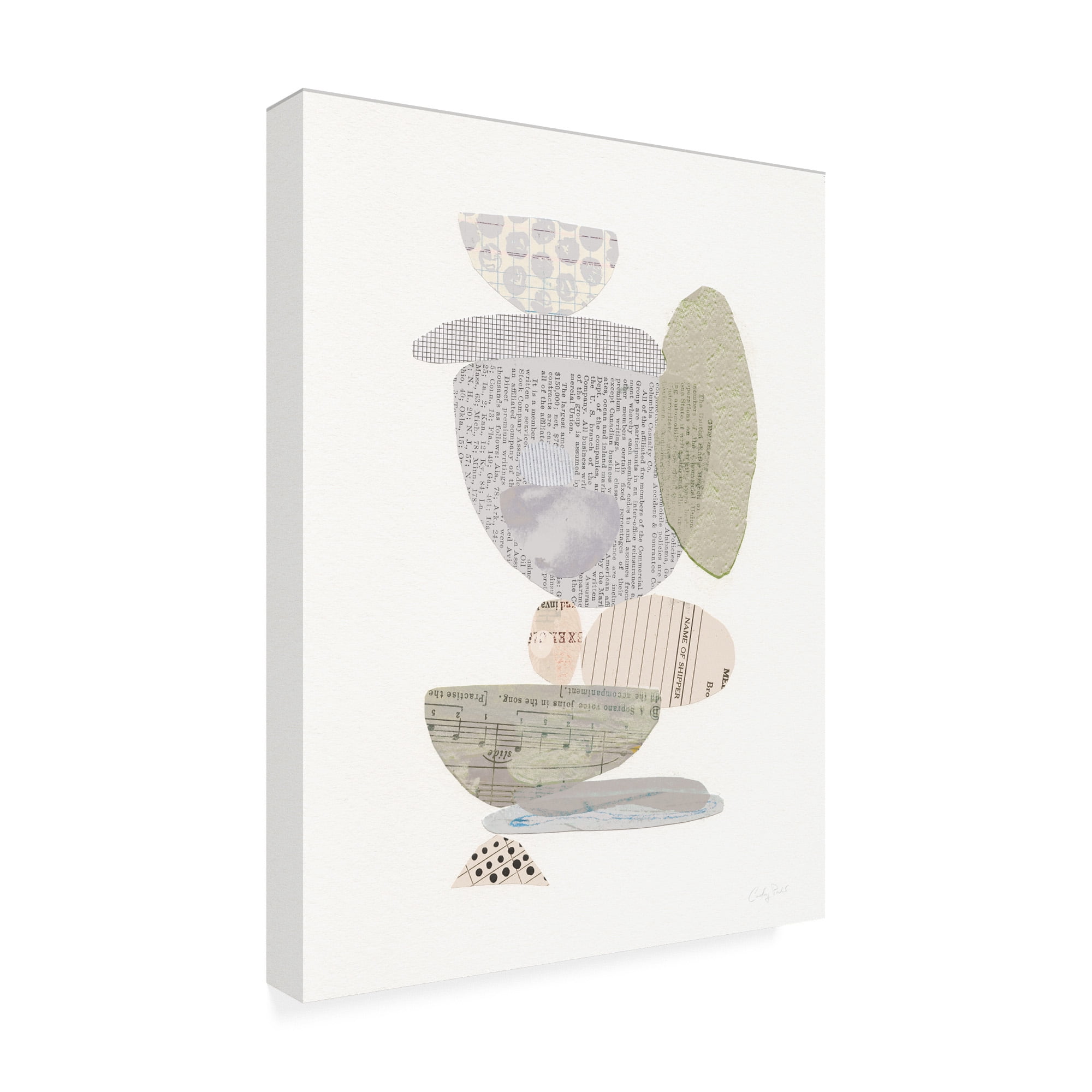 Trademark Fine Art 'Whimsy VI Neutral' Canvas Art by Courtney Prahl