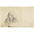 thumbnail image 3 of Cornelius Varley 24x16 Black Modern Framed Museum Art Print Titled - John Flaxman Whilst Lecturing at the Royal Academy (After 1800), 3 of 5