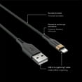 thumbnail image 3 of Duracell Nylon Braided USB-A to Lightning Phone and Tablet Cable, 5ft, 3 of 6