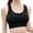 Black, variant on Sports Bra High Impact Adjustable Criss Cross Back, Full Support for Large Bust No Bounce