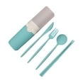 thumbnail image 1 of WHEANG Portable Tableware Fork Spoon And Chopsticks Set Storage Box Five Piece Set, 1 of 7