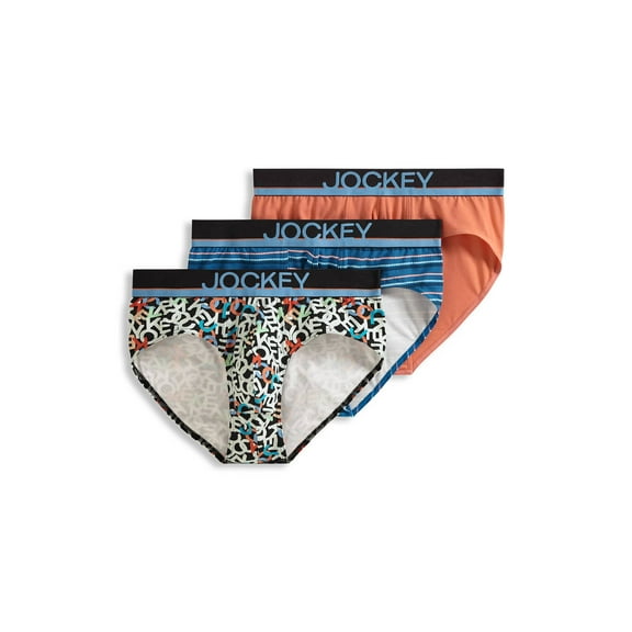 Jockey Men's Casual Cotton Stretch Brief - 3 Pack