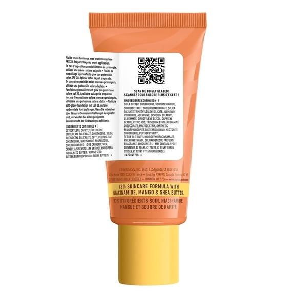 Base de maquillaje con SPF 30 NYX PROFESSIONAL MAKEUP Glaze Tint Cashew Butta (Beige) 30 ml