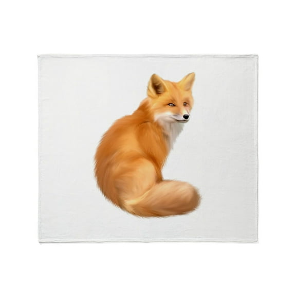 CafePress - Animals Fox Throw Blanket - Soft Fleece Throw Blanket, 50"x60" for All Ages