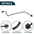 thumbnail image 4 of Unique Bargains Radiator Hose for Land Rover LR2 2013-2015 Good Sealing No.LR032094 Engine Expansion Tank Reservoir Overflow Hose Pipe Black 1 Pc, 4 of 7