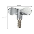 thumbnail image 3 of 2pcs Drum Wing Screw Cymbal Quick Release Nut for Percussion Instrument Parts Supply, 3 of 5