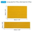thumbnail image 2 of Uxcell Reflective Patch 1"x4" 2"x3", 5 Pcs Safety Appliques, Dark Yellow, 2 of 6