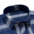 thumbnail image 2 of Tawop Men's Shirts Button Up Shirt Men Plaid Casual Long Sleeve Shirts ,Size XL, 2 of 4