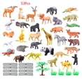 thumbnail image 2 of AMERTEER 53 Pcs Jouet Animal Simulation Mini Dinosaure Modèle Faune Collection Zoo Sauvage pour Éducation des Enfants, 2 of 3