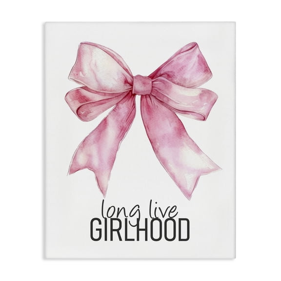 Long Live Girlhood Canvas Wall Art, design by Kim Allen
