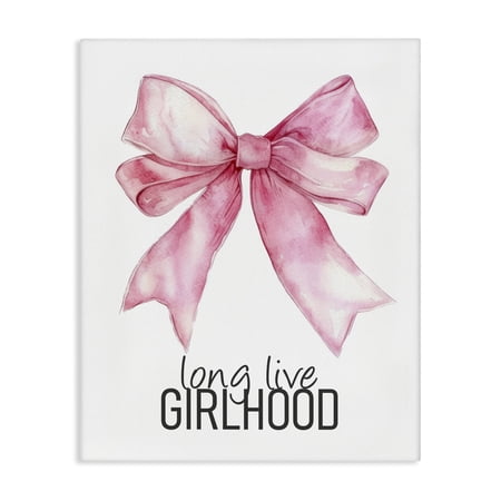 Long Live Girlhood Canvas Wall Art, design by Kim Allen
